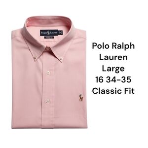Polo Ralph Lauren Large 16 34/35 Long Sleeve Button-down Shirt